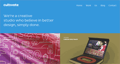 Desktop Screenshot of cultivatecreative.co.uk